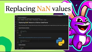 Replacing NaN values in Python Dataframe