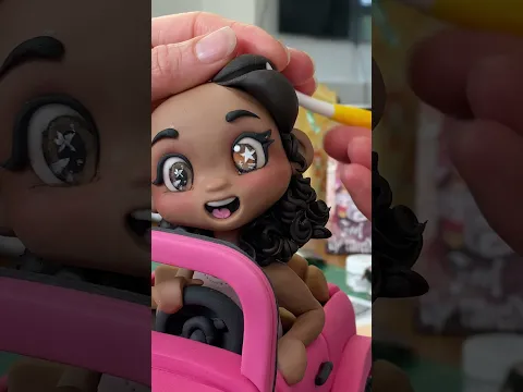 AMAZING Jeep Girl cake topper!