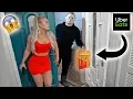 Uber Eats Scare Prank On Fiance
