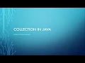 Collections in Java Collections Framework Java Collections