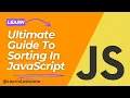 How to Sort an Array in JavaScript sort Method Explained with Objects Numbers