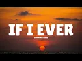 If I Ever - Conor Maynard (Lyrics)