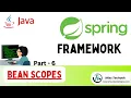 Spring Bean Scopes Part - 6 Singleton Prototype Spring Framework Tutorial Bean Scopes 2024