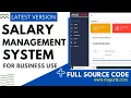 Salary management system project in PHP Payroll management software for small business