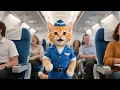 Download Lagu ✈️ Induk Kucing Bangga Saat Si Kucing Kecil Ginger Menjadi Pramugari Tak Terduga 🐱💼
