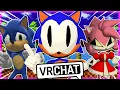 Movie Sonic Meets Rewrite and Malware Amy In VRCHAT