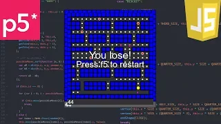 A Game A Day 4 - JavaScript Pac-Man