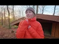 My Coldest Solo Camp Ever - Surviving Freezing Temperatures in a Wood Shelter