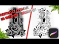 How to make a TATTOO STENCIL in UNDER 1 MINUTE Procreate TUTORIAL