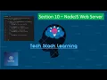 Node js Section 10 Node Web Server NodeJS Beginners Simple Tutorials Easy Learning
