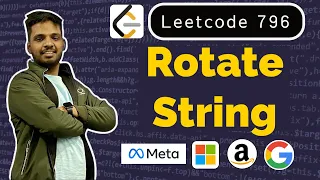 Rotate String Leetcode 796 String Two Approaches Easy