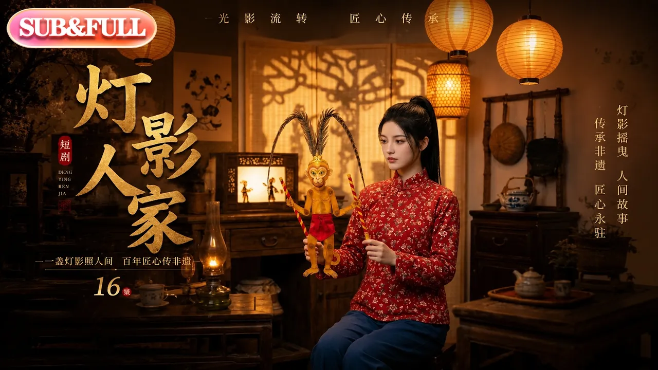 【全集FULL】《灯影人家》| AI短剧 | ENG SUB #薄荷听书 #cdrama #latest #热门短剧 #都市 #重生 #逆袭 #现代 #甜宠 poster