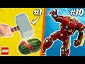 I Built the BIGGEST LEGO SUPERHERO Sets