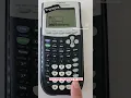 writing fractions in the TI 84 plus
