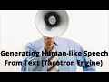 An implementation of Tacotron speech synthesis in TensorFlow