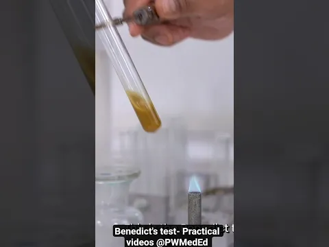 Benedict's test- Practical video @pwmeded