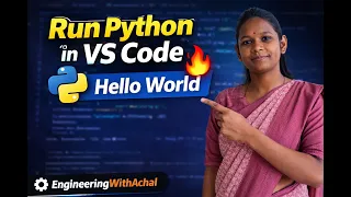 Python First Program in VS Code Hello World Beginner Tutorial Hindi