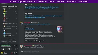 CircuitPython Weekly Meeting for July 8 2024 circuitpython