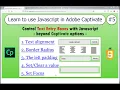 Javascript in Adobe Captivate Control Captivate Text Entry Boxes with JS