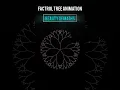 Mesmerizing Fractal Tree Animation Turtle Graphics In Python maths