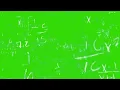 Best Math Background Greenscreen effect