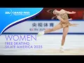 Lagu Women Free Skating | Saatva Skate America 2025 | #GPFigure