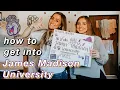 how to get into JMU 2020 stats SAT scores application advice
