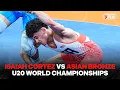 Cornell freshman Isaiah Cortez took on U17 Asian bronze medalist Nurassyl Assambek of Kazakhstan