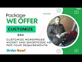 I will fix customize and create widget and shortcode for WordPress