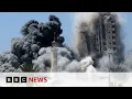 Download Lagu Israel destroys dozens of buildings in Gaza City as new offensive intensifies | BBC News