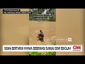 Siswa Bertaruh Nyawa Seberangi Sungai Demi Sekolah