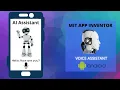 Create a Voice Assistant ChatBot AI MIT App Inventor Text To Speech Speech Recognition