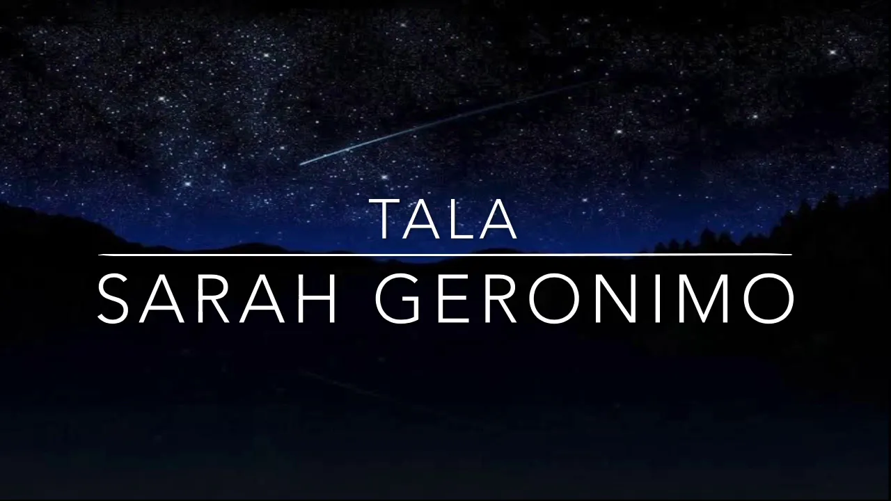 Tala (Lyrics) - Sarah Geronimo