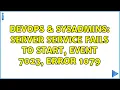 DevOps SysAdmins Server service fails to start event 7023 error 1079 3 Solutions
