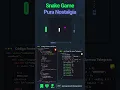snake game com HTML CSS e javascript