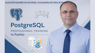 Lesson 50 PostgreSQL Case Sensitivity - Inserting Data into Tables Columns