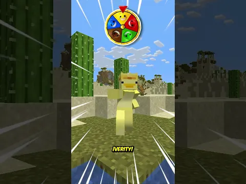 🌈¡Minecraft, Pero No Puedo Tocar los Colores de Verity!👻#shorts