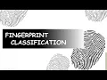 FINGERPRINT CLASSIFICATION - CLASSIFICATION FORMULA