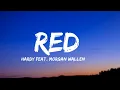 HARDY - red (feat. Morgan Wallen) (Lyrics)