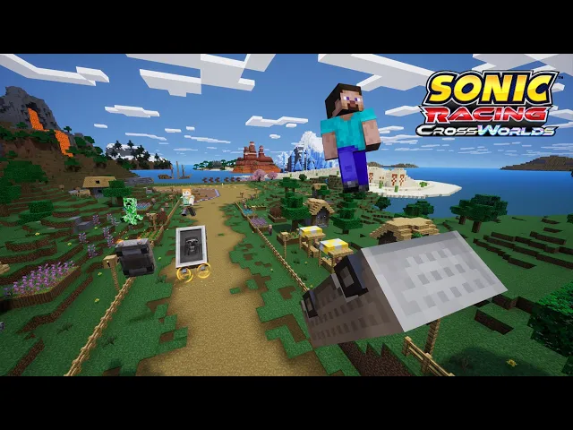 Sonic Racing: CrossWorlds - Minecraft Pack Launch Trailer