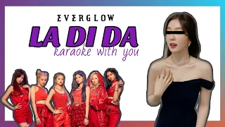 Download [Karaoke with u] EVERGLOW (에버글로우) ~LA DI DA~ (7 members) (Lyrics Rom/Kor한국어) | i'mJam MP3