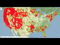 Heat map with time using Folium