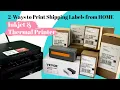 How to Print Shipping Labels from Home 2 EASY Ways to Print Shipping Labels
