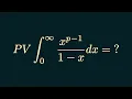 Integral of x p-1 frac 1-x dx from 0 to infinity