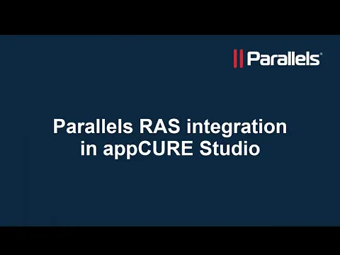 Download MP3 Parallels RAS integration in appCURE Studio