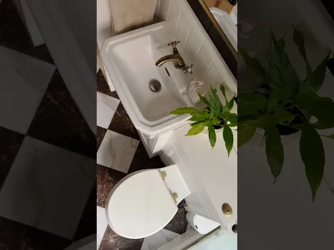The bathroom Reveal 🥹I DID THAT 😭