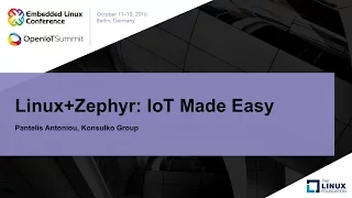 Linux Zephyr IoT Made Easy