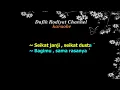 Rindang tak berbuah (Karaoke) Kirey nada Wanita / Cewek Female Key E