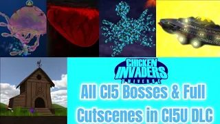 Chicken Invaders Universe Episode 5 DLC All Bosses Cutscenes With Vietnamese Language 