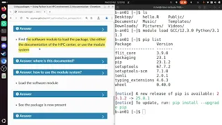 HPC Python day 2 Use packages for Kebnekaise